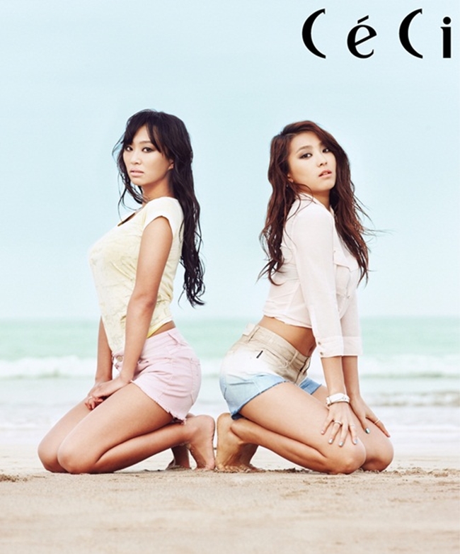 Bora và Hyorin là một trong những ca sĩ nữ gợi cảm nhất của Hàn Quốc.
