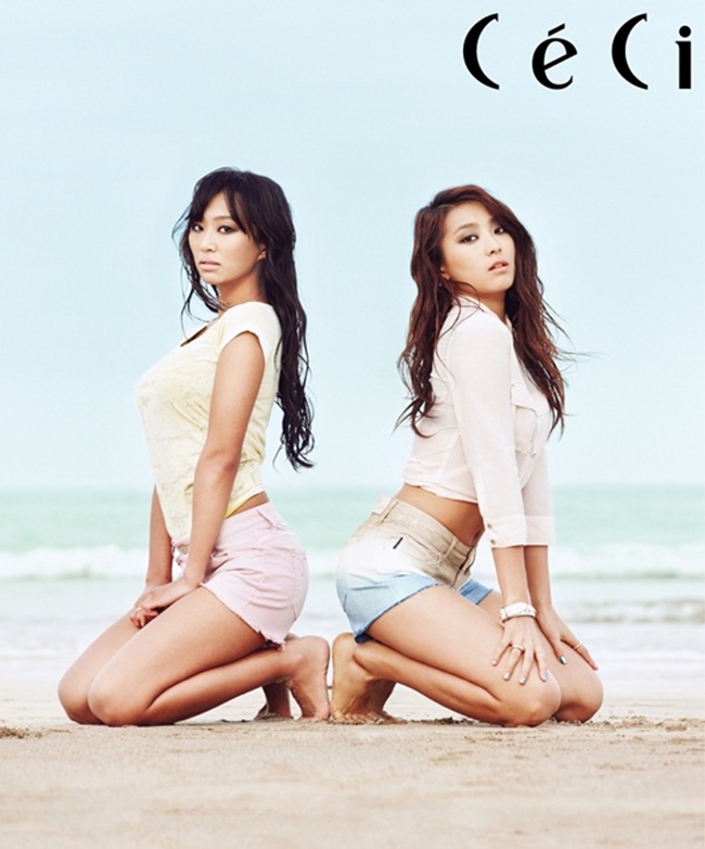 Bora và Hyorin là một trong những ca sĩ nữ gợi cảm nhất&nbsp;của Hàn Quốc.
