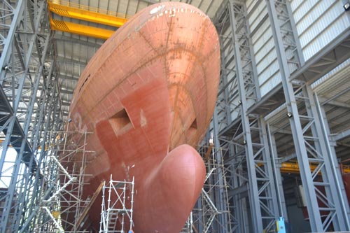 Gấp rút hoàn thiện “soái hạm” cho cảnh sát biển - 2