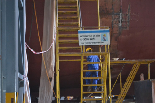 Gấp rút hoàn thiện “soái hạm” cho cảnh sát biển - 5