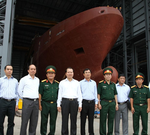 Gấp rút hoàn thiện “soái hạm” cho cảnh sát biển - 6