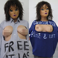 Bí quyết mặc đẹp - Nghệ sĩ Mỹ mặc áo khoét ngực, ủng hộ "thả rông"