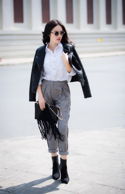 Dương Cẩm Lynh khoe da trắng ngần dưới nắng Sài Gòn - 4