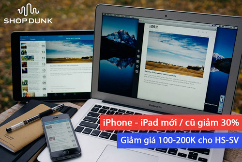 Mua iPhone, iPad, Macbook trả góp chỉ từ 600.000 đồng tại ShopDunk - 1