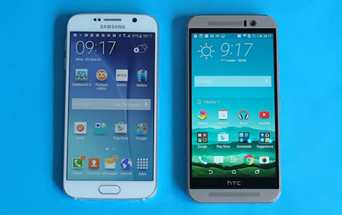Galaxy S6 có hiệu năng vượt trội HTC One M9 - 1