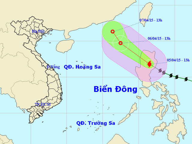 Tối nay (5.4), bão Maysak vào biển Đông - 1