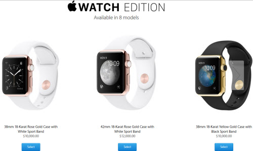Bắt đầu cho đặt hàng Apple Watch, giá đến 12.000 USD - 1
