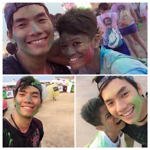 Gia đình Hà Tăng nổi bật trên đường chạy sắc màu - 9