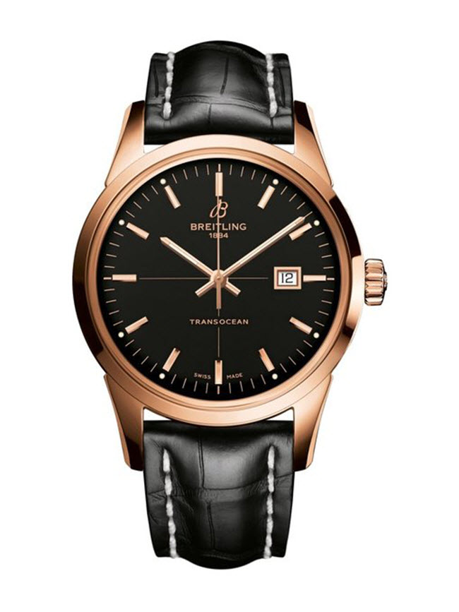 8. Breitling 18K Rose Gold Transocean: 14.500 USD

Giá trị của chiếc đồng hồ này là ở đặc tính thời gian "vô cùng chính xác". Ngoài ra, nó cũng được mạ vàng 18K, dây da, mặt kính sapphire và chống thấm nước ở độ sâu 30m.
