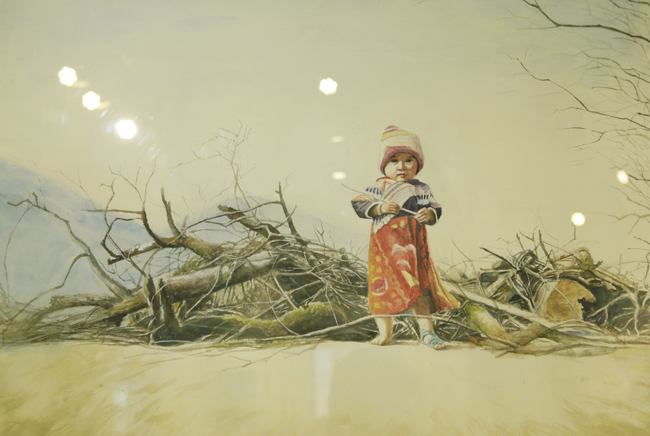 Thiếu nữ tuyệt đẹp qua những nét vẽ tranh màu nước - 4