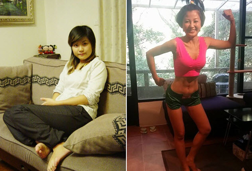 Cô gái giảm 84% lượng mỡ trong cơ thể sau 90 ngày - 1