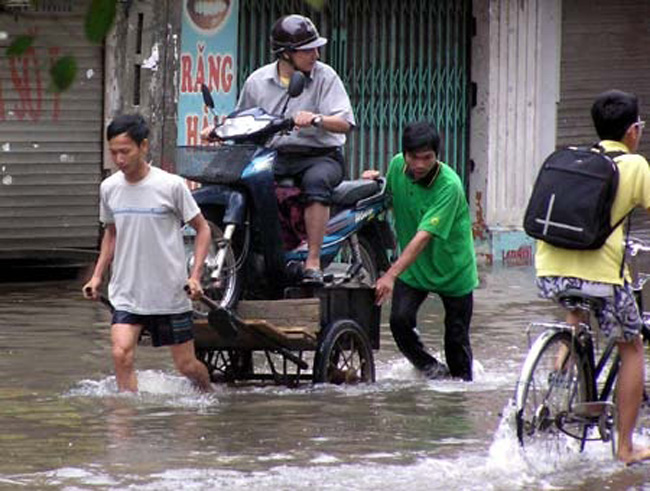 May có hai chú không là đi tong đôi giày anh mới mua rồi.
