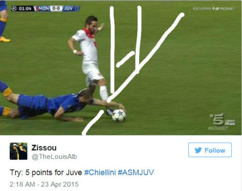 Dùng tay cứu Juventus, Chiellini bị chế giễu - 5