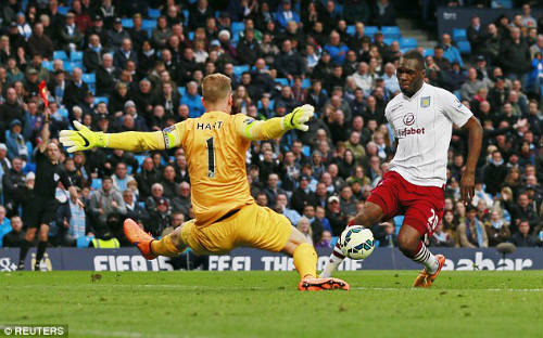 Thắng nhọc Villa, Pellegrini phủ nhận Man City may mắn - 2