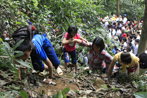 Băng rừng, bám rào lên dâng hương các Vua Hùng - 3