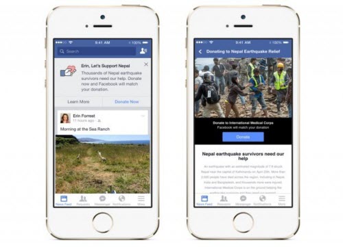 Facebook kêu gọi tài trợ cứu nạn động đất ở Nepal, mục tiêu 2 triệu USD - 1