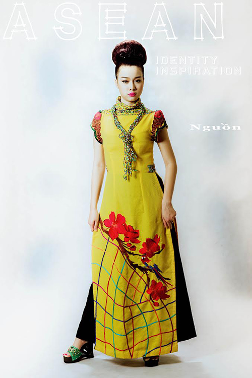 Siêu mẫu Hoàng Yến mới mẻ với trang phục "núi rừng" - 4