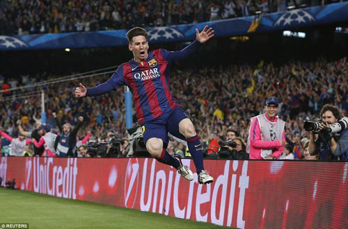 "Bom nguyên tử" Messi và "cơn lốc" Barca - 1