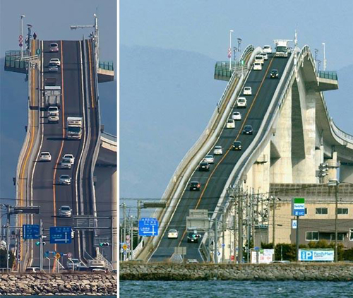 Thử thách cảm giác mạnh qua cây cầu cao nhất ở Nhật Bản - 1