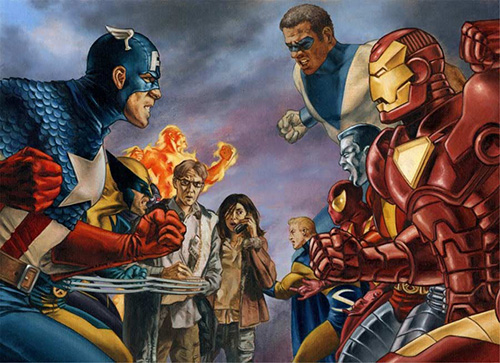 Màn đụng độ kinh hoàng của Iron Man và Captain America - 1