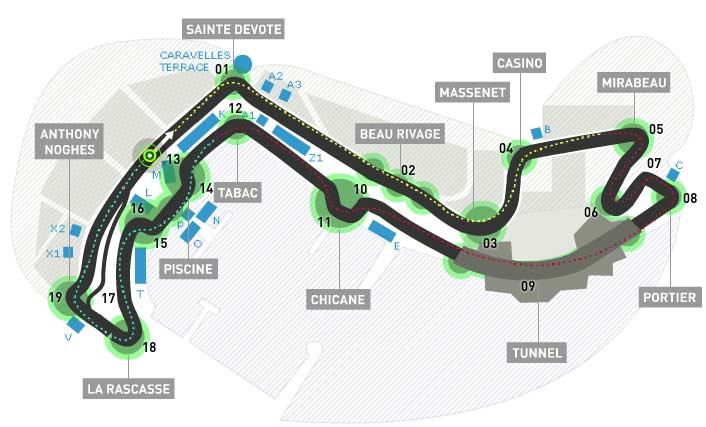 Lịch thi đấu F1: Monaco GP 2015 - 1