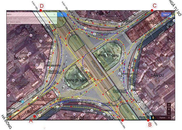 “Ma trận” giao thông ở ngã tư phức tạp nhất Thủ đô - 3