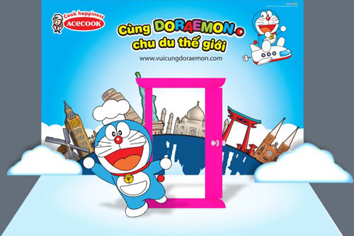 Sân chơi hè cho bé: “Cùng Doraemon chu du thế giới” - 1