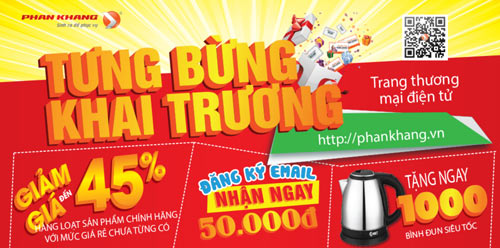 Điện máy Phan Khang khai trương website phiên bản mới - 1