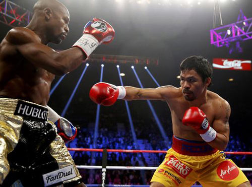 Mayweather cho Khan ra rìa để tái đấu Pacquiao - 1