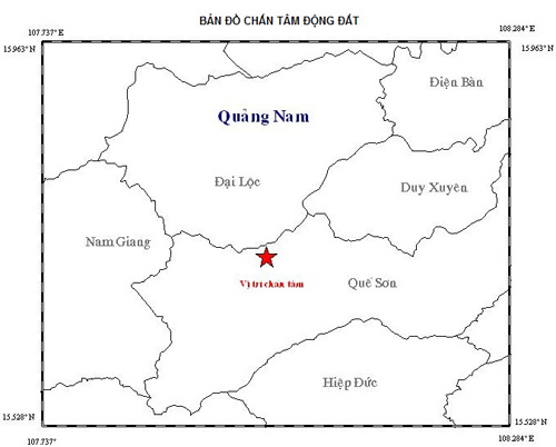 Lại xảy ra động đất ở Quảng Nam - 1