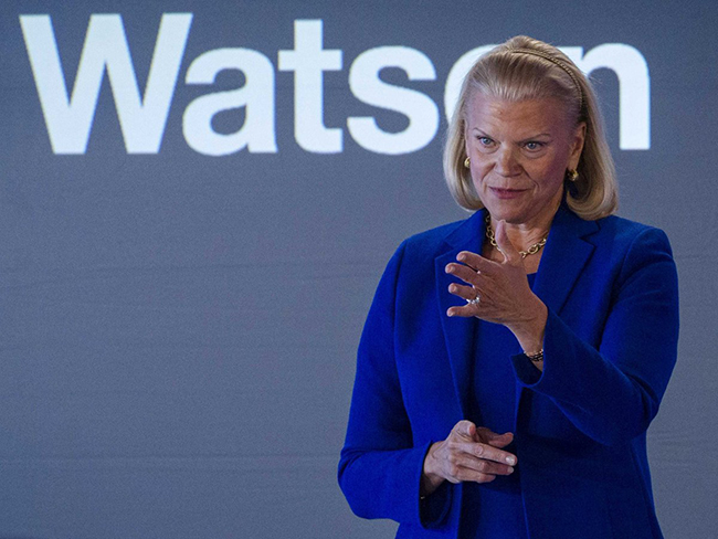 Bà Ginni Rometty đang làm việc ở vị trí điều hành cấp cao ở IBM.
