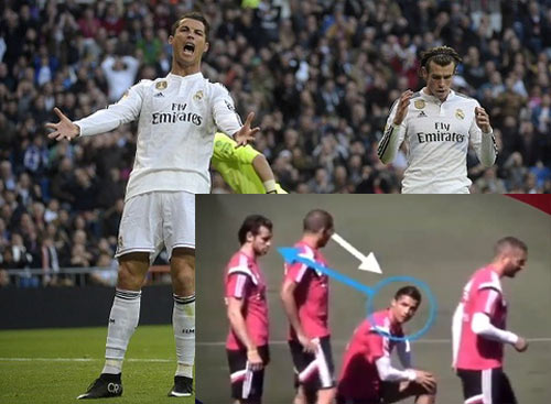 Nghi án: Ronaldo lườm nguýt, chửi thầm Bale - 1