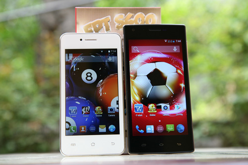 Ảnh thực tế cặp đôi smartphone FPT S400 và S450 - 1