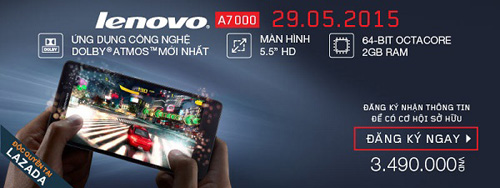 Lenovo A7000 - Thành công có lặp lại trong đợt mở bán 11h trưa nay? - 1