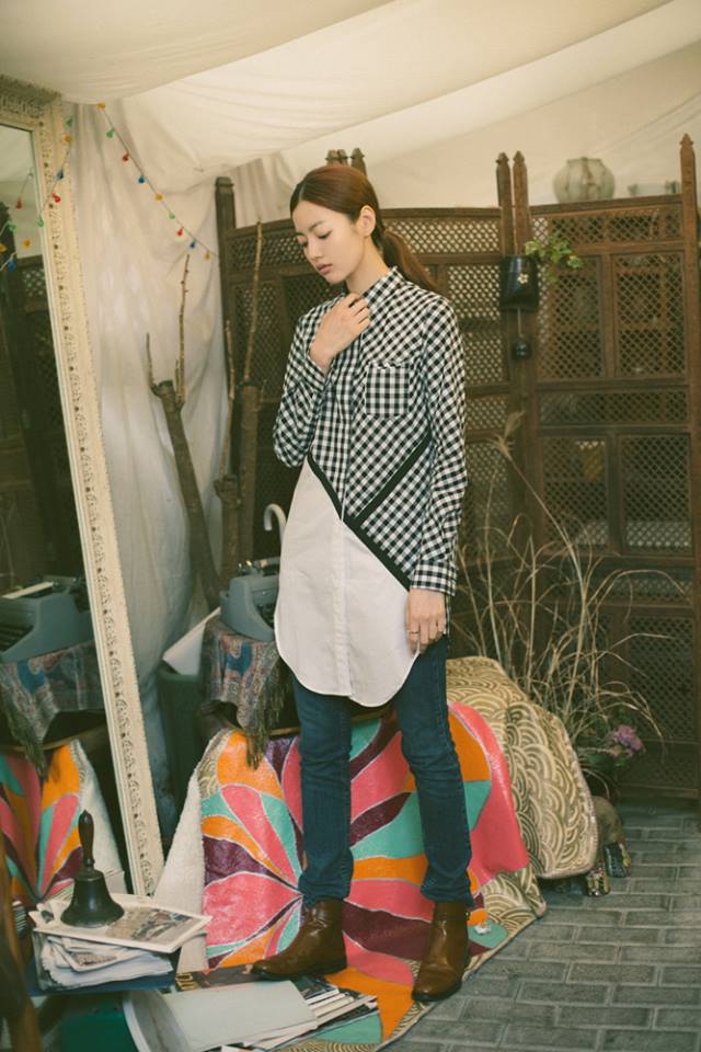 Diện áo sơ mi sành điệu như thiếu nữ Hàn - 3