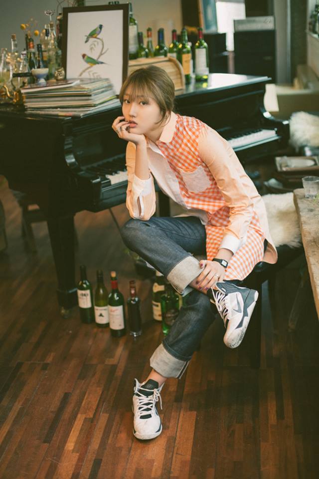 Diện áo sơ mi sành điệu như thiếu nữ Hàn - 12