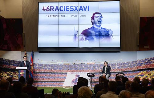 Họp báo chia tay Barca, Xavi đẫm lệ - 5