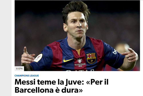 Chưa đá chung kết, báo chí Ý đã sợ hãi Messi - 1