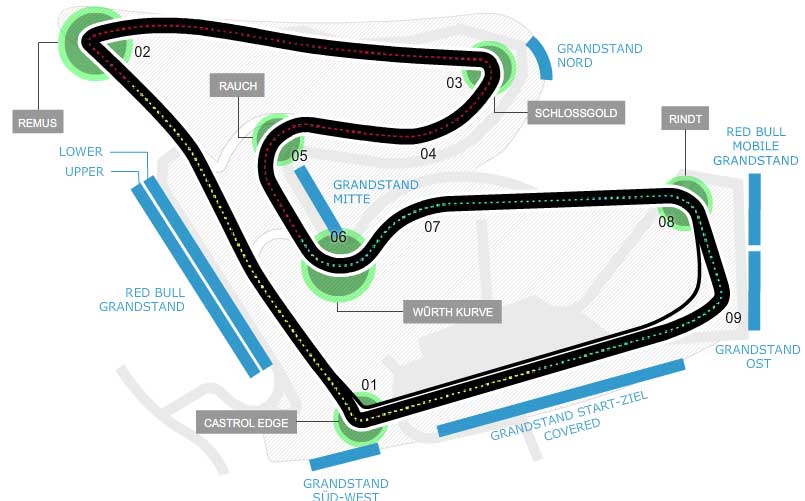 Lịch thi đấu F1: Austria GP 2015 - 1