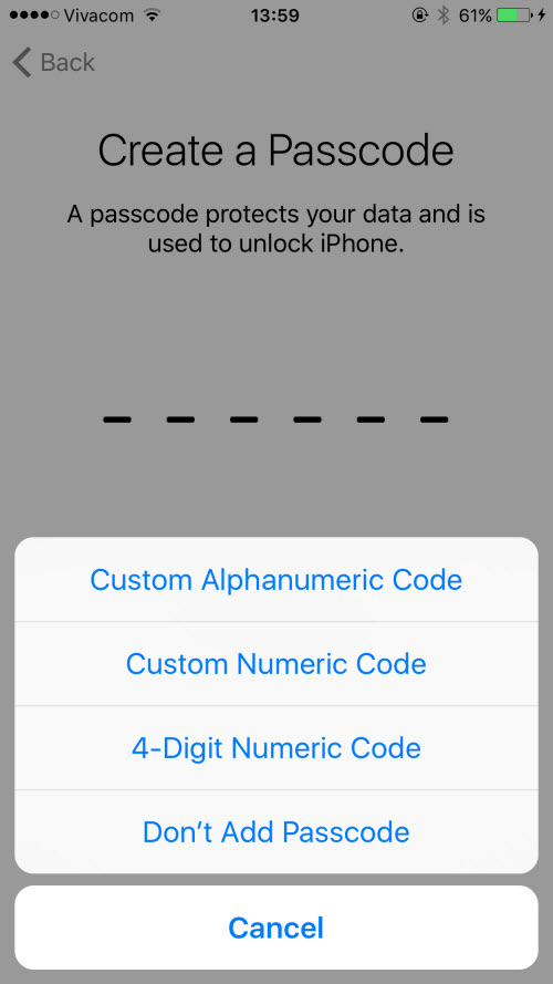 iOS 9: Khóa màn hình iPhone, iPad bằng chuỗi 6 ký tự - 1
