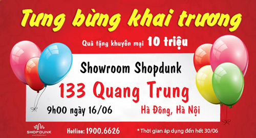 ShopDunk giảm giá đồng loạt iPhone - iPad - smartphone dịp khai trương - 1