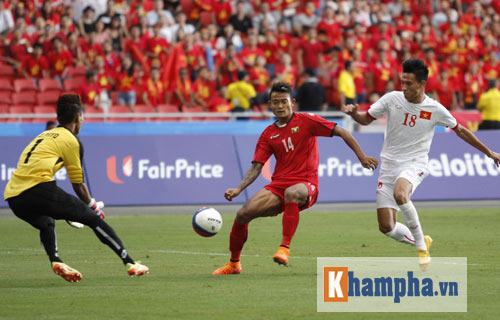 U23 Việt Nam – U23 Myanmar: Vận may ngoảnh mặt - 1