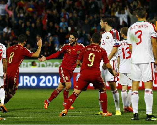 Belarus -Tây Ban Nha: Quyết giành 3 điểm - 1