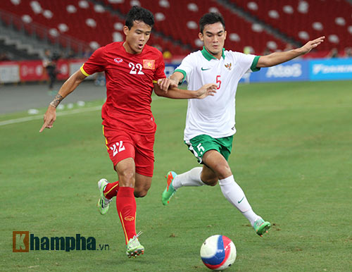 U23 Việt Nam "bùng cháy" trước U23 Indonesia tri ân CĐV - 9