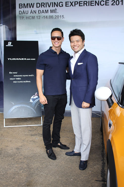 Kim Lý lái xe cùng Bridgestone - 1