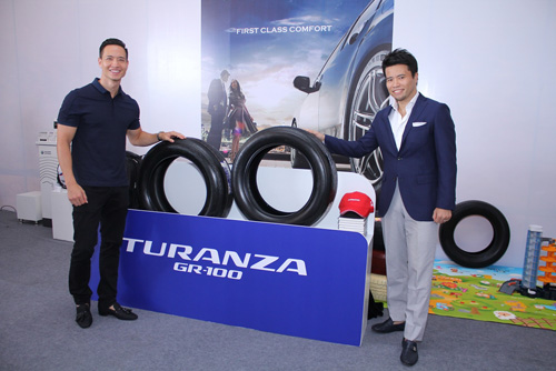 Kim Lý lái xe cùng Bridgestone - 2