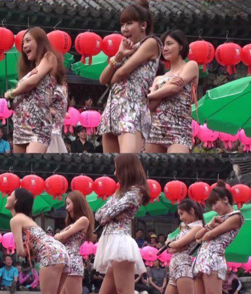 10 pha tranh cãi vì mặc khiêu khích của nữ ca sỹ Hàn - 5