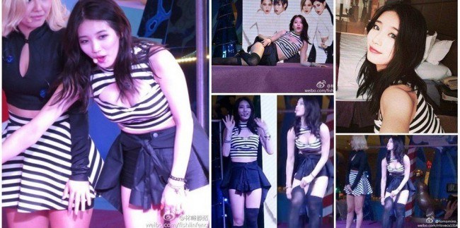 10 pha tranh cãi vì mặc khiêu khích của nữ ca sỹ Hàn - 4