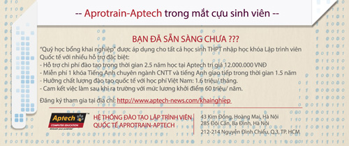 Aprotrain-Aptech: Môi trường lý tưởng trở thành Lập trình viên - 6