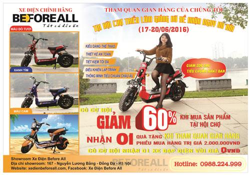 “Cơn mưa quà tặng” từ xe đạp điện Before All tại Vietnam AutoExpo 2015 - 5